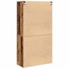 vidaXL Haut de Buffet Bois ancien 80 x 33 x 150 cm Bois d'ing&eacute;nierie
