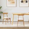 vidaXL Chaise de salle &agrave; manger 2 pcs Naturel et clair
