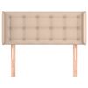 vidaXL T&ecirc;te de lit avec oreilles Cappuccino 83x16x78/88 cm Similicuir