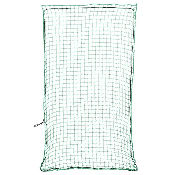 vidaXL Filet pour remorque avec corde &eacute;lastique vert 3x1,65 m PP