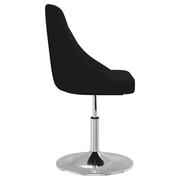 vidaXL Tabouret de bar Noir Tissu