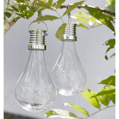 Luxform Lampe LED solaire de jardin 12 pcs Transparent 95220