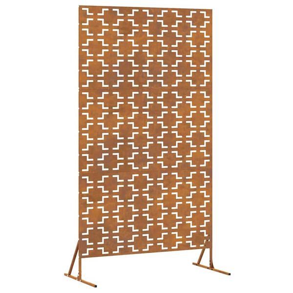 vidaXL Écran de confidentialité Gris 100 x 50 x 180 cm Acier