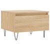 vidaXL Tables basses 2 pcs ch&ecirc;ne sonoma 50x46x35 cm bois d'ing&eacute;nierie