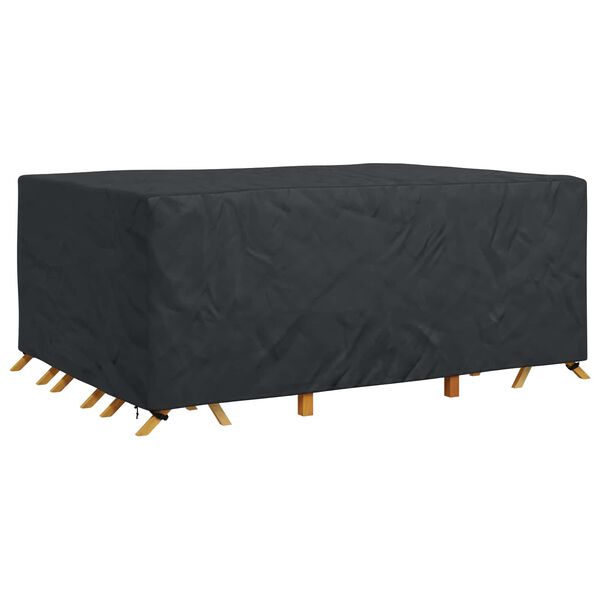 vidaXL Housse pour meubles Uni Noir 270 x 180 x 90 cm 210D
