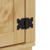vidaXL Armoire avec tiroir avec porte SKI 14 pcs Brun Miel Pin massif