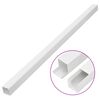 vidaXL Goulotte de c&acirc;ble 100x40 mm 10 m PVC