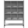 vidaXL Biblioth&egrave;que sonoma gris 102x30x141,5 cm bois d'ing&eacute;nierie