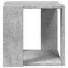 vidaXL Table basse gris b&eacute;ton 32x32x30 cm bois d'ing&eacute;nierie