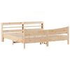 vidaXL Cadre de lit avec t&ecirc;te de lit 180x200 cm bois de pin massif