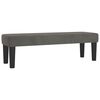 vidaXL Sommier &agrave; lattes de lit et matelas Gris fonc&eacute; 140x190cm Velours