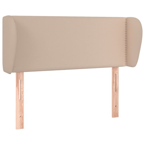 vidaXL T&ecirc;te de lit avec oreilles Cappuccino 83x23x78/88 cm Similicuir