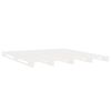 vidaXL Cadre de lit sans matelas blanc 140x200 cm bois de pin massif
