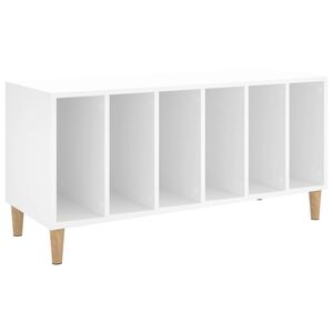 vidaXL Armoire &agrave; disques blanc 100x38x48 cm bois d'ing&eacute;nierie