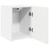 vidaXL Meuble TV mural Blanc 30 x 31 x 40 cm Bois d'ing&eacute;nierie