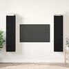 vidaXL Ensemble meuble TV Montage mural Ch&ecirc;ne noir Bois d'ing&eacute;nierie