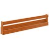 vidaXL &Eacute;tag&egrave;res &agrave; chaussures murales 2 pcs cire marron 110x8,5x23,5 cm