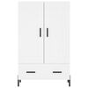 vidaXL Buffet haut blanc 69,5x31x115 cm bois d'ing&eacute;nierie