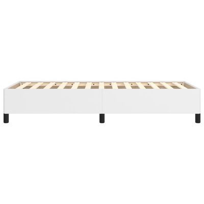 vidaXL Cadre de lit sans matelas blanc 100x200 cm similicuir