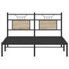 vidaXL Cadre de lit sans matelas ch&ecirc;ne sonoma 150x200 cm