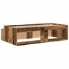 vidaXL Cadre de lit Bois Ancien 90 x 190 cm Bois d'ing&eacute;nierie