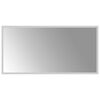 vidaXL Miroir de salle de bain LED Transparent 80 x 40 cm verre tremp&eacute;