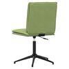 vidaXL Chaises &agrave; manger lot de 4 vert clair velours