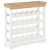 vidaXL Armoire &agrave; vin Blanc 70 x 22,5 x 70,5 cm MDF