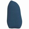 vidaXL Coussin de Dos Bleu 100 x 24 x 50 cm tissu
