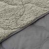 vidaXL Duvet complet toute l'ann&eacute;e Matelass&eacute; Gris clair 140 x 220 cm