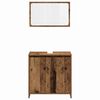 vidaXL Ensemble de meubles salle de bain 3 pcs bois d'ing&eacute;nierie