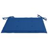 vidaXL Chaises pliables de jardin avec coussins lot de 4 Teck solide