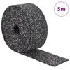vidaXL Rouleau de granulat en caoutchouc Noir 500 x 8 x 0,8 cm