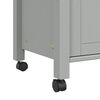 vidaXL Chariot de cuisine MONZA 84x40x88,5 cm bois massif de pin