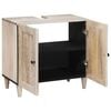 vidaXL Cabinet de salle de bain Montage mural Blanc 62 x 33 x 58 cm