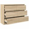vidaXL Buffet ch&ecirc;ne sonoma 100x35x76 cm bois d'ing&eacute;nierie