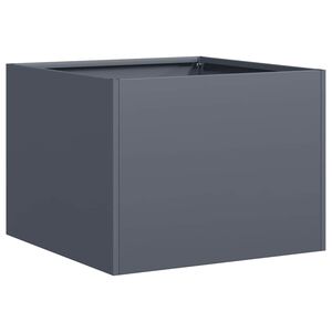 vidaXL Jardini&egrave;re anthracite 40x40x30 cm acier