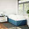vidaXL Cadre de lit sans matelas bleu 80x200 cm velours