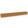 vidaXL Jardini&egrave;re sur&eacute;lev&eacute;e 386 x 50 x 36 cm Acier Corten