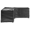 vidaXL Housses de salon de jardin en forme de L 2 pcs 18 &oelig;illets