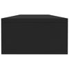 vidaXL Support de moniteur Noir 100x24x13 cm Bois d'ing&eacute;nierie