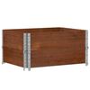 vidaXL Jardini&egrave;re marron 80x60 cm bois massif de pin