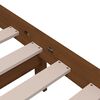 vidaXL Cadre de lit sans matelas marron miel bois massif 100x200 cm