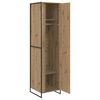 vidaXL Garde-robe avec stockage 2 pcs Ch&ecirc;ne artisan 50 x 50 x 200 cm