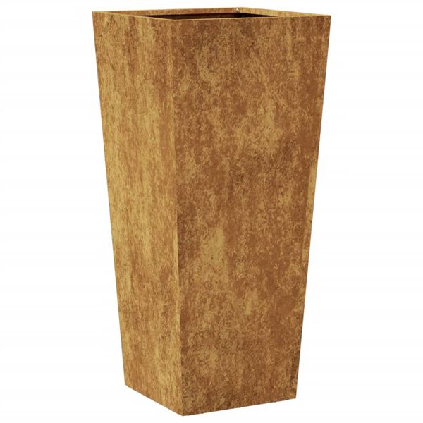 vidaXL Jardini&egrave;re 35x35x75 cm acier r&eacute;sistant aux intemp&eacute;ries