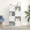 vidaXL Biblioth&egrave;que blanc 60x24x101,5 cm bois d'ing&eacute;nierie