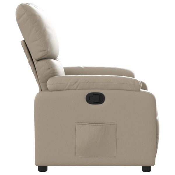 vidaXL Fauteuil inclinable Cappuccino Similicuir