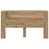 vidaXL Cabinet de T&ecirc;te de Lit avec LED Ch&ecirc;ne artisan Bois d'ing&eacute;nierie