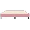 vidaXL Cadre de lit sans matelas rose 140x210 cm velours