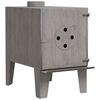 vidaXL R&eacute;chaud de camping 35x50x55 cm acier corten